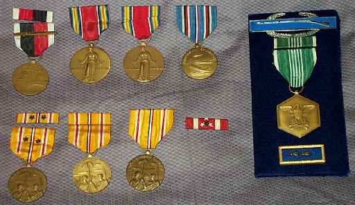 wwii medals canvas
